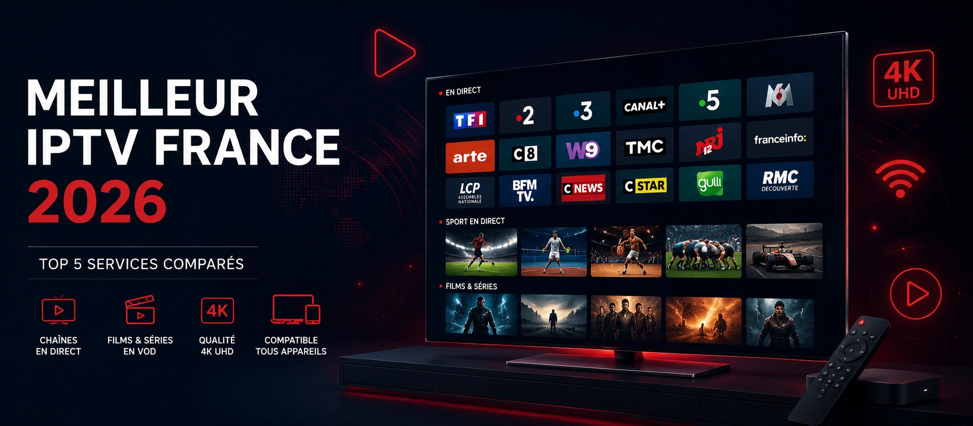 meilleur iptv france 2026 comparatif top 5 services iptv