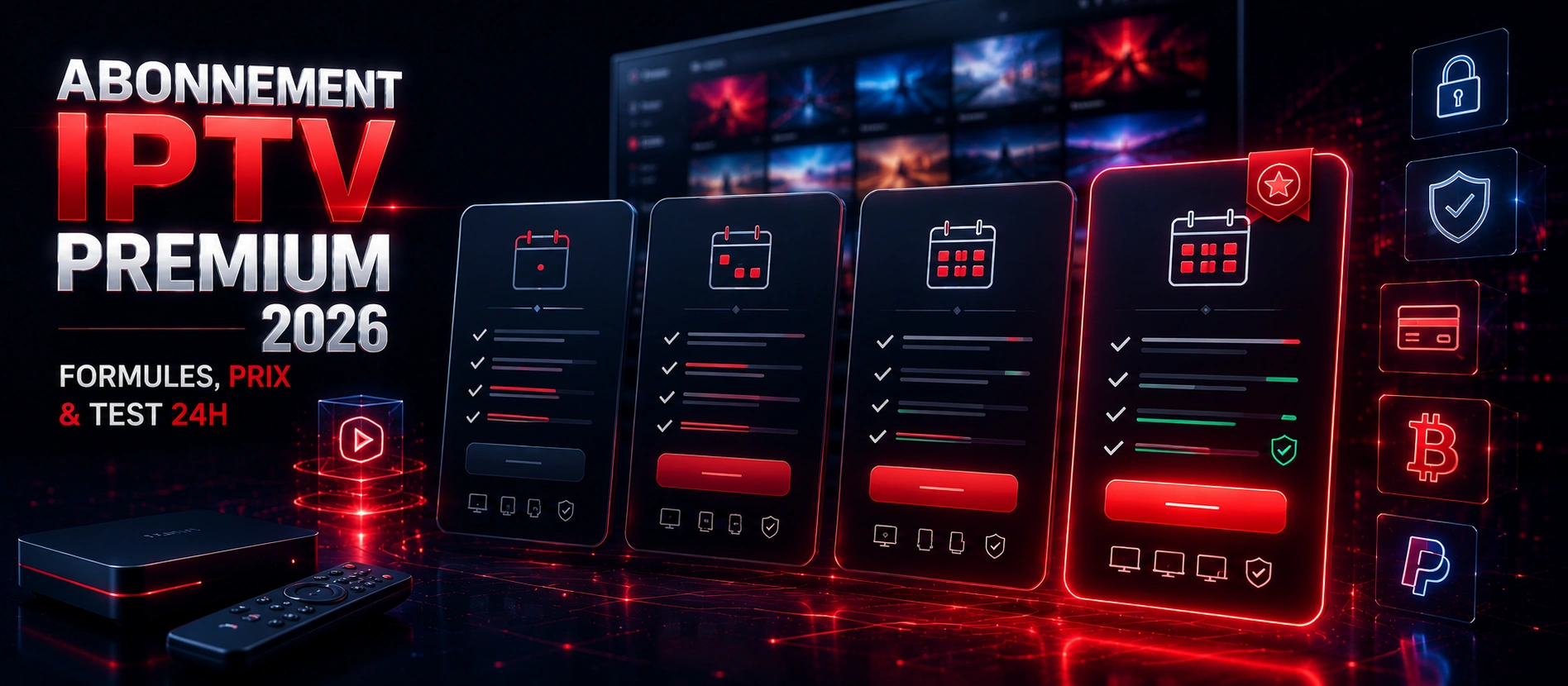 abonnement iptv premium 2026 formules prix test gratuit
