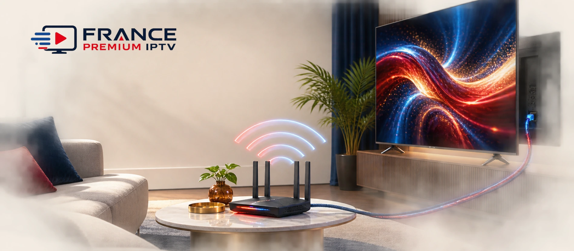 IPTV 4K en Wi-Fi 6 ou Ethernet