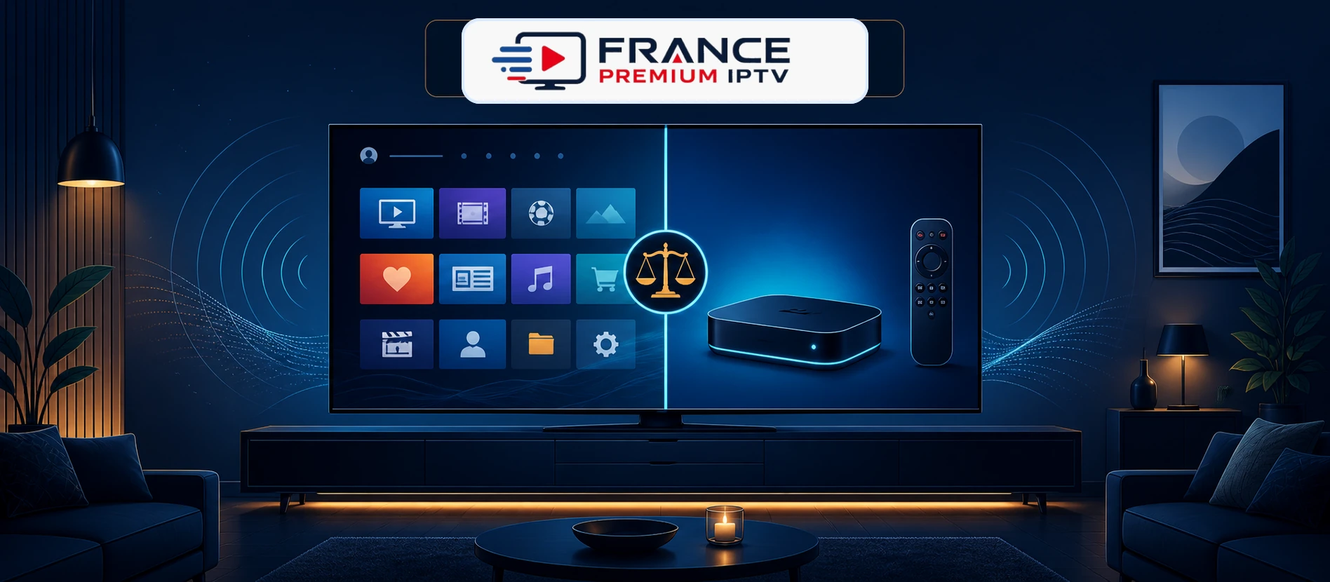 Boîtier IPTV ou Smart TV