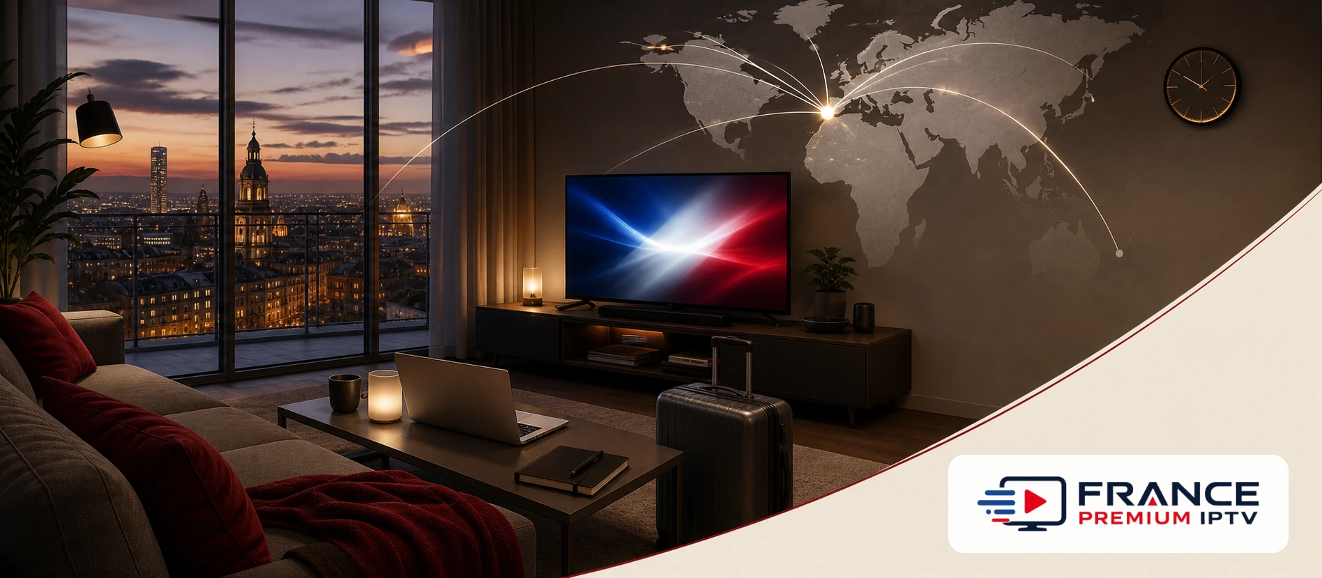 IPTV France à l’étranger et décalage horaire